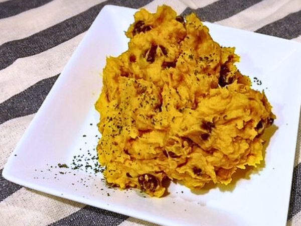 かぼちゃと豆の簡単マヨサラダ
