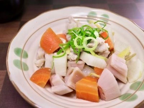 豚肉と根菜・長芋の煮物